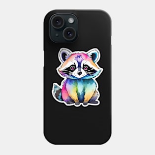 Raccoon Watercolor Phone Case