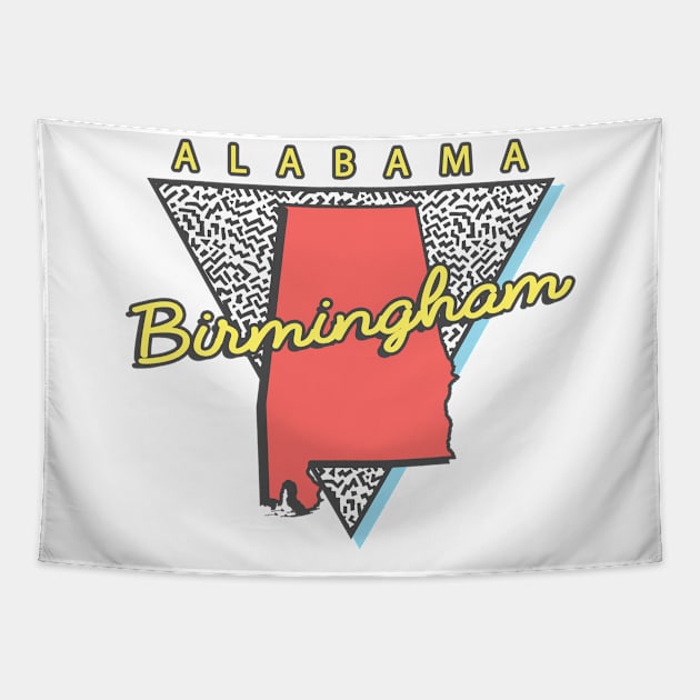 Birmingham Alabama Triangle Tapestry by manifest