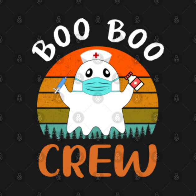 Boo Boo Crew shirt, nurse, doctor, paramedic, emt, halloween shirt, trick or treat, happy halloween,Funny Halloween Pumpkin - Boo Boo Crew - T-Shirt