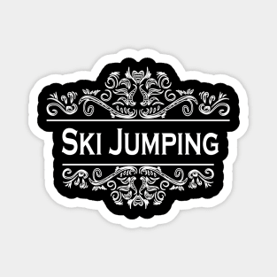 Ski Jumping Sport Magnet