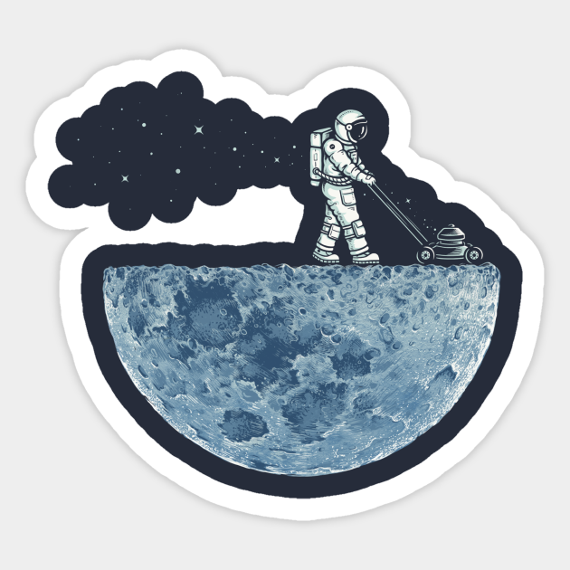 Mown - Moon - Sticker