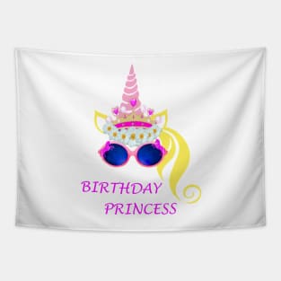 UNICORN Birthday Design Tapestry