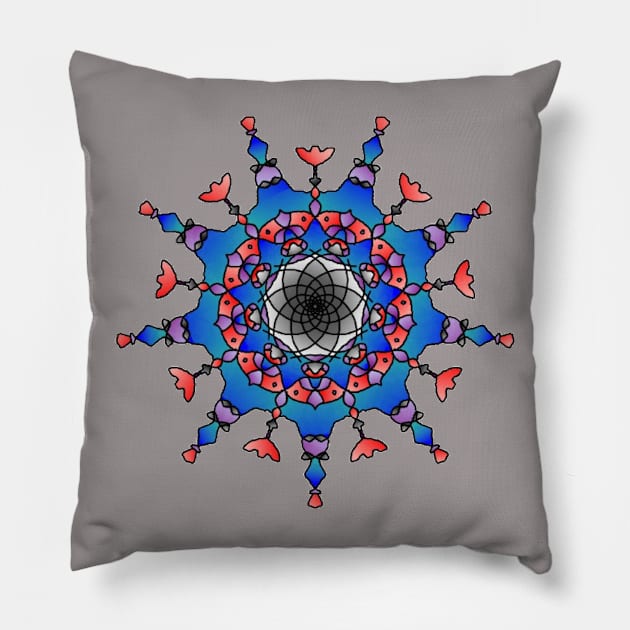 Black web Pillow by Silv3rMcK3nzi3