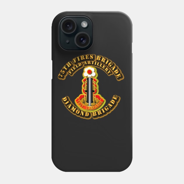 75th Fires Brigade - Diamond Brigade Phone Case by twix123844