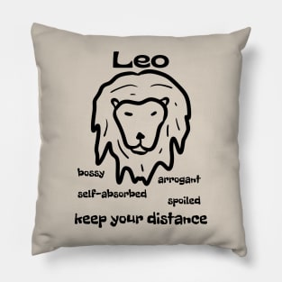 Funny Zodiac - Leo Pillow