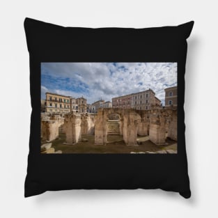 Roman amphitheater in Lecce, Italy Pillow