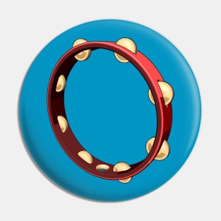 Nice Tambourine Pin