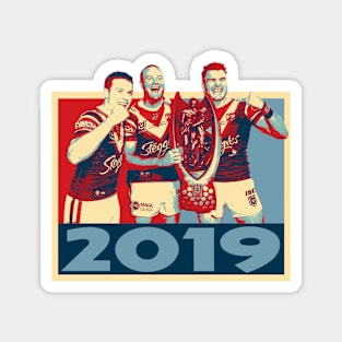 Retro Footy Moments - Sydney Roosters - PREMIERS 2019 Magnet