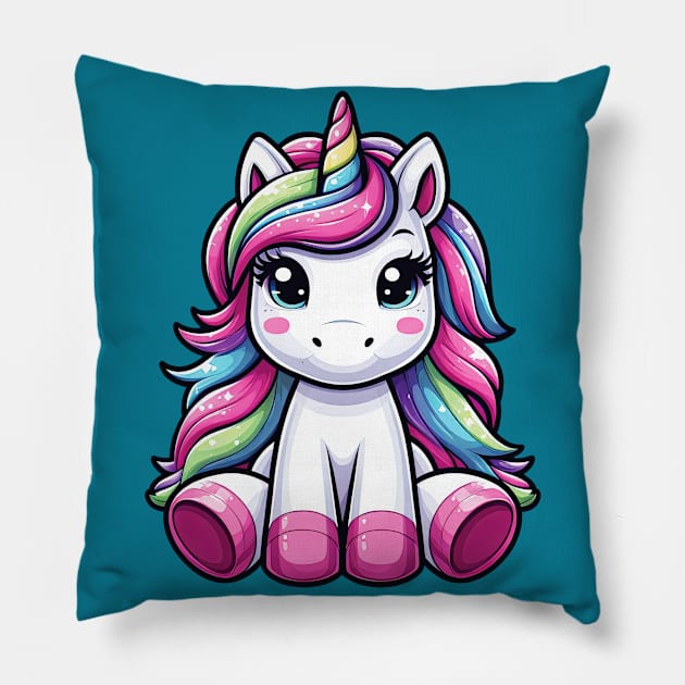 Unicorn S01 D11 Pillow by Houerd