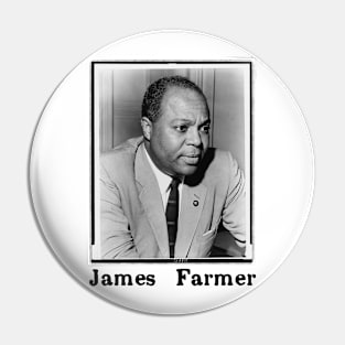 James Farmer Portrait Pin