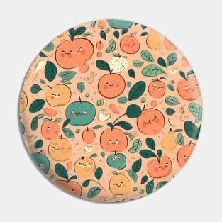 Happy Go Lucky Peaches Pin