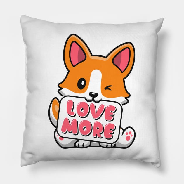 Love More Pillow by stardogs01