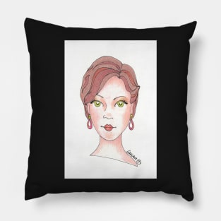 Glam Girls - Green Eyes Pillow