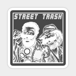 Street Trash WHITE Magnet