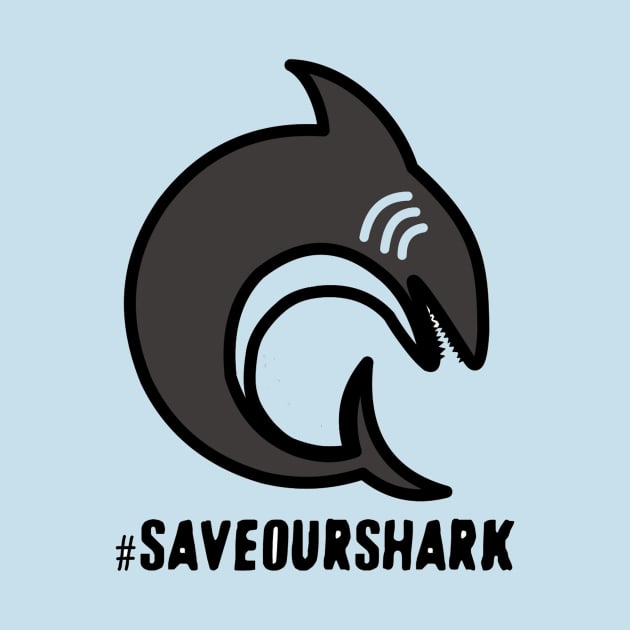 Save Shark T-Shirt by nuruldewis