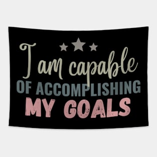 I Am Capable (Affirmation) Tapestry