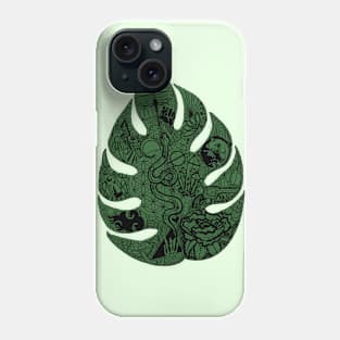 Tattooed Monstera Phone Case