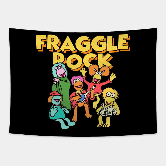 Vintage Fraggle Rock Tapestry by littlepdraws