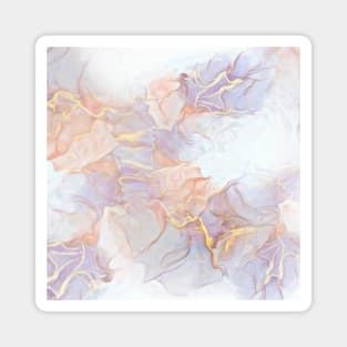 abstract, marble, pink, colourful, aesthetic, beautiful, vintage, retro, artistic, artsy, inspiring, dream, love, romantic, clouds, sky, soap, flowers Magnet