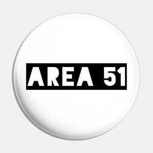 UFO t-shirt designs area 51 Pin