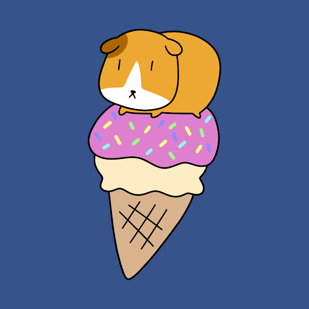 Icecream Guinea Pig by saradaboru