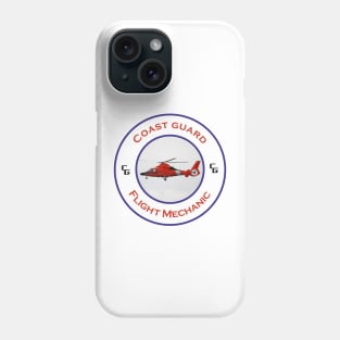 Flight mechanic -  US Coast Guard Search and Rescue Helicopter - Dolphin Phone Case