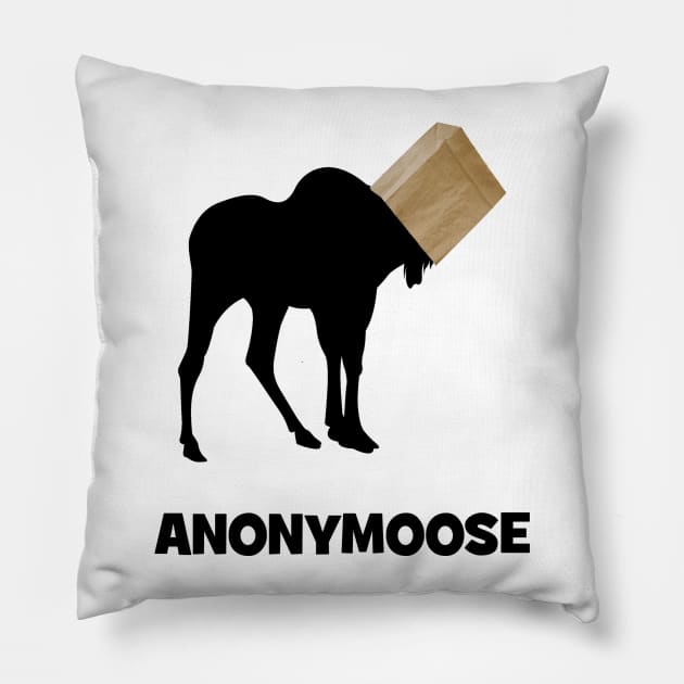 Anonymoose Pillow by CafePretzel