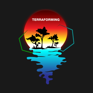 Terraforming Mars Boardgame Retro T-Shirt