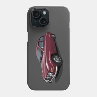 1971 Saab 96 saloon in torreador red Phone Case