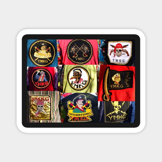 Gasparilla pirate patches Magnet by dltphoto