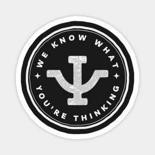 We Know What You Are Thinking - Psi - Black - Sci-Fi Magnet