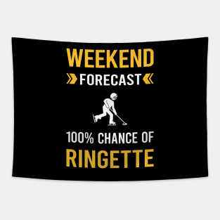 Weekend Forecast Ringette Tapestry