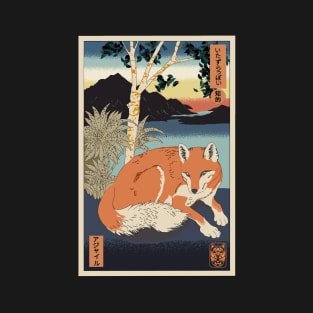 The Fox Of Ukiyo e T-Shirt