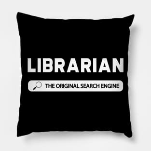 Librarian The original Search Engine Pillow