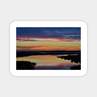 Sunset Marsh Magnet