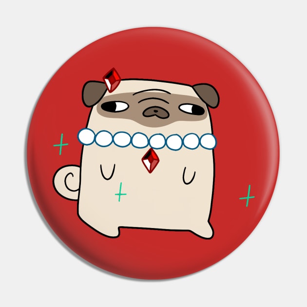 Jewelry Pug Pin by saradaboru