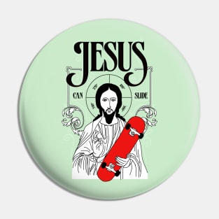 Jesus Can Slide Pin