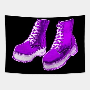 Military Boots For Military Kids Tapestry