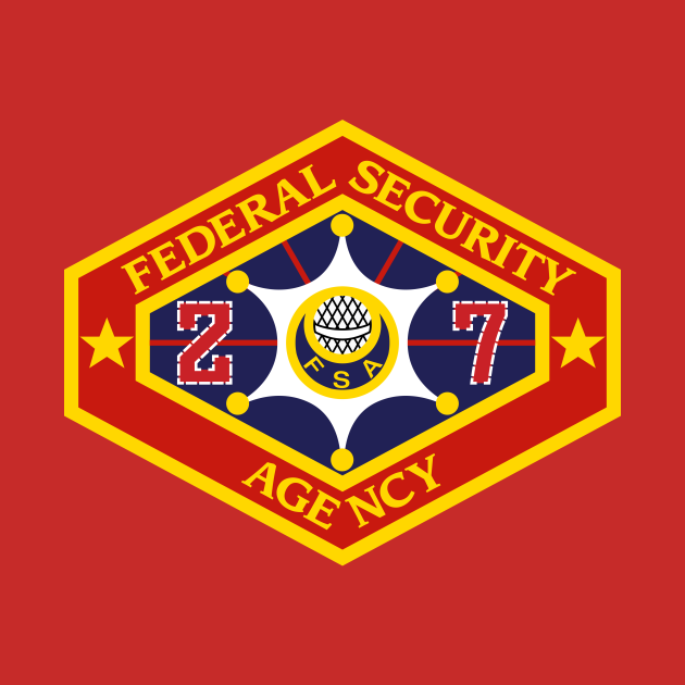 Federal Security Agency Outland TShirt TeePublic