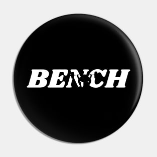 Bench Press Fitness Bodybuilding Gym Workout Pin