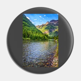 McDonald Creek Glacier National Park Pin