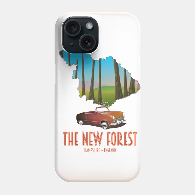 the new forest Hampshire england Phone Case by nickemporium1