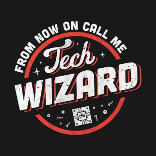 Tech Wizard - Computer Repair & IT Support T-Shirt