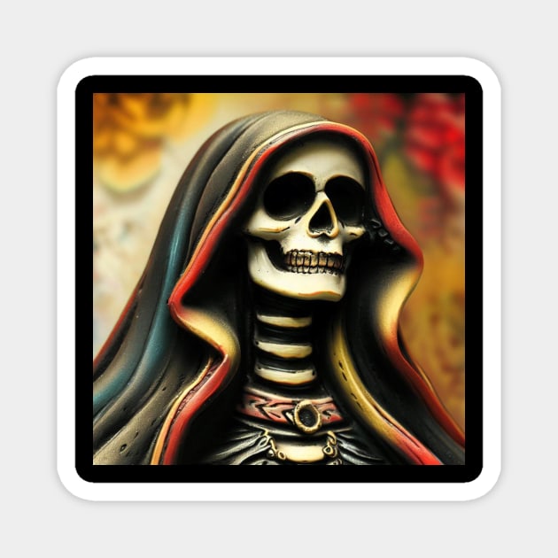 Santa Muerte Magnet by Donkeh23