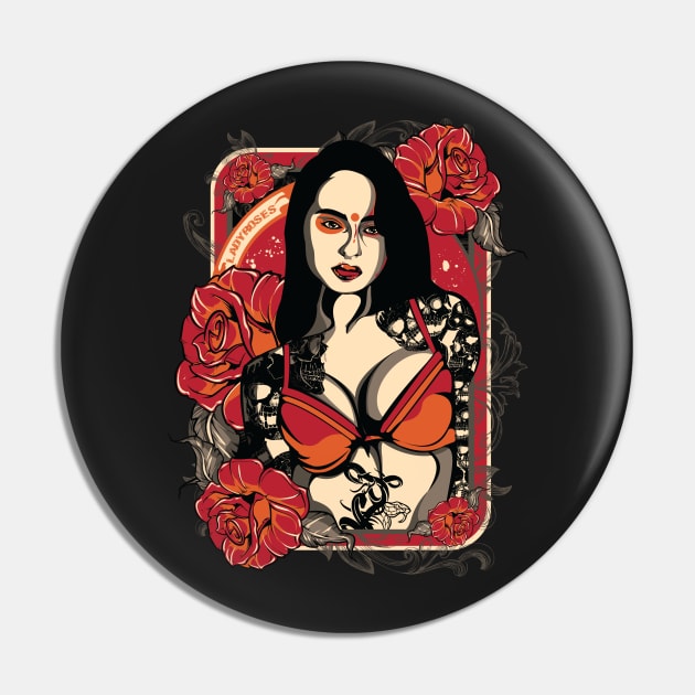 lady rose Pin by gblackid