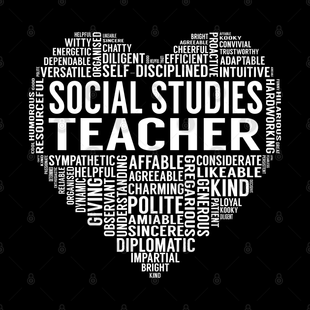 Social Studies Teacher Heart by LotusTee