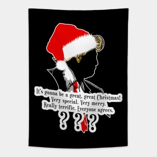 Anti Trump Caricature - Merry Christmas 2 Tapestry