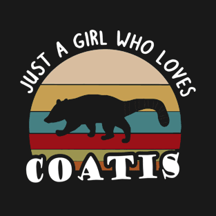 Coati girls coati women gift love T-Shirt