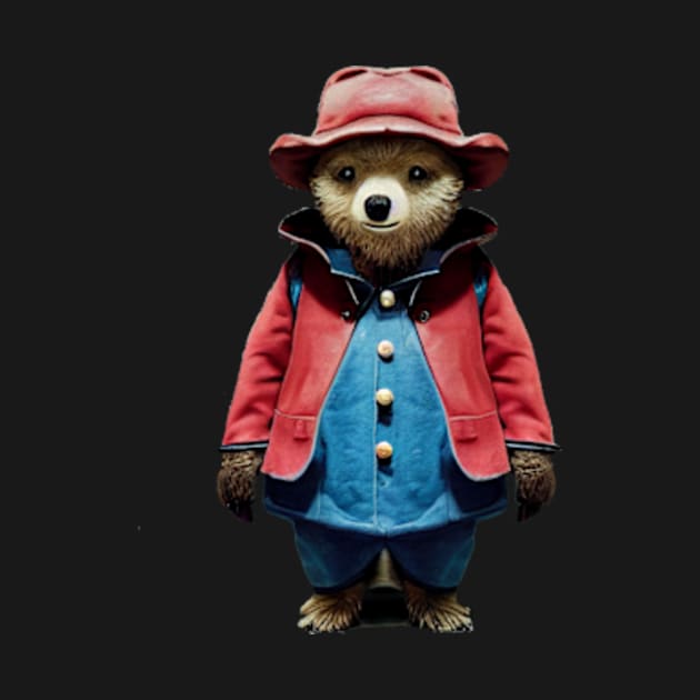 Paddington Bear in Red & Blue coat by Kit'sEmporium