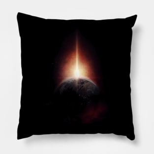 Galaxy On Fire Pillow